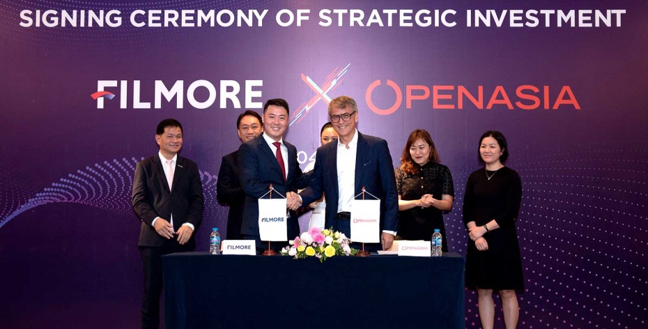 Filmore ký kết hợp tác chiến lược cùng Tập đoàn Openasia