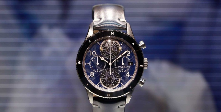 Montblanc ra mắt đồng hồ Montblanc 1858 Geosphere Chronograph 0 oxygen