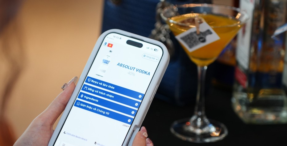 Pernod Ricard thúc đẩy văn hoá uống có trách nhiệm thông qua nhãn điện tử E-label