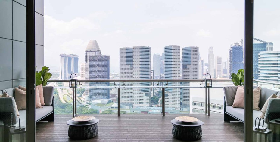 Không gian sống đẳng cấp của Concourse Skyline Penthouse – căn penthouse 16 phòng tại Marina Bay, Singapore