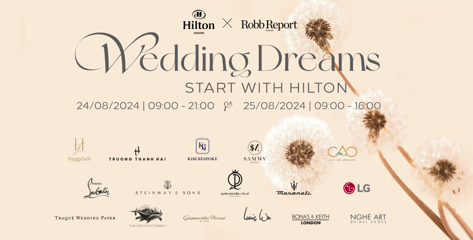 Wedding Dreams quy tụ các thương hiệu danh tiếng trong ngành cưới
