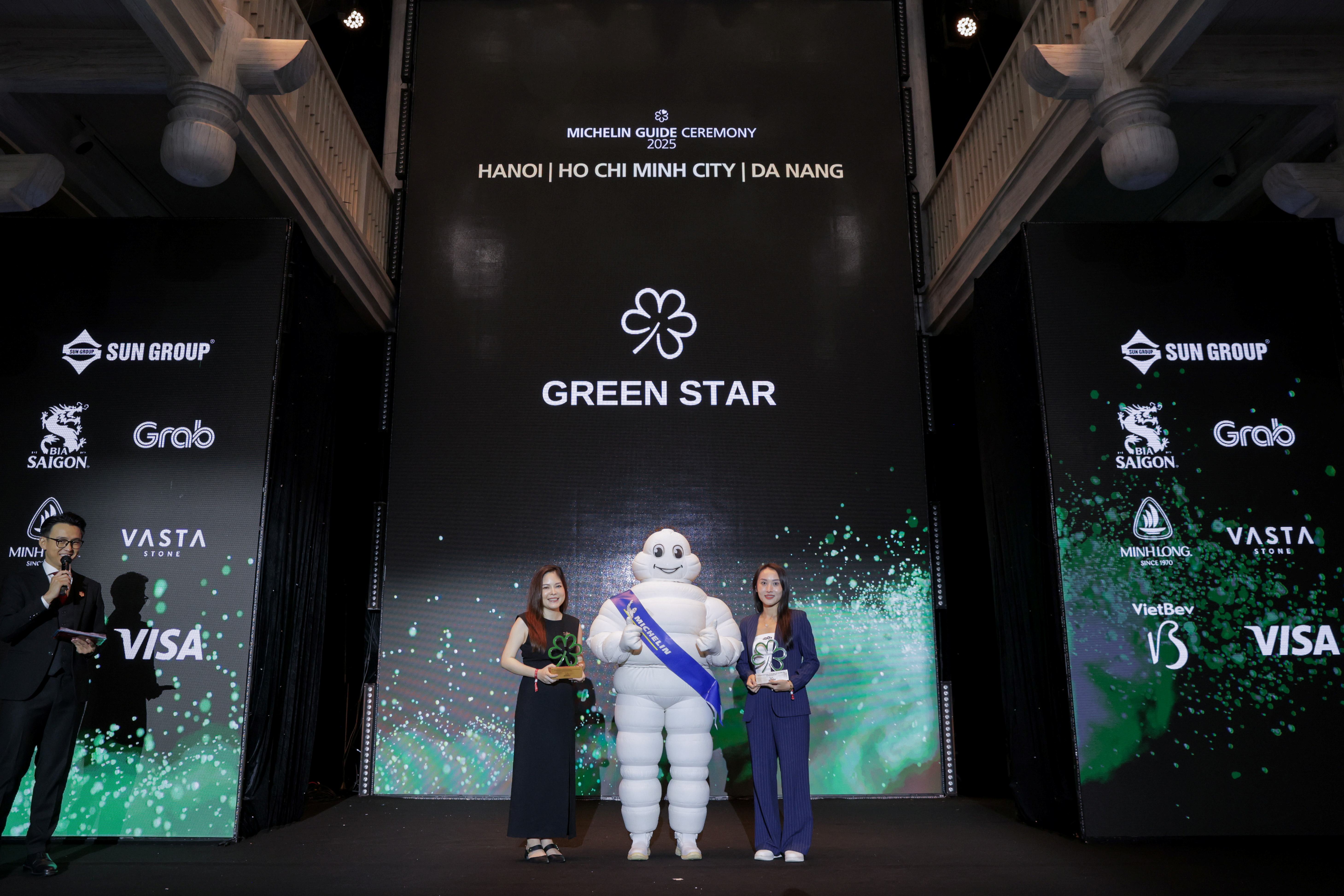 Nén (Đà Nẵng) và Lamai Garden (Hà Nội) được vinh danh tại Michelin Guide 2025  nhận sao xanh Michelin.